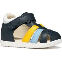Geox Sandales plates B SANDAL MACCHIA BOY garcons - Bleu - 24