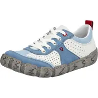 Rieker Baskets basses bleu / bleu pastel / blanc