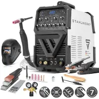 Stahlwerk Poste à souder sous protection gazeuse AC/DC TIG 200 Puls ST - équipement complet - onduleur IGBT avec mode AC, MMA jusqu'à 200 A, mode 2T/4T, aluminium & tôle fine