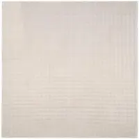 vidaXL Tapis carré SIROLO Beige 240 x 240 cm