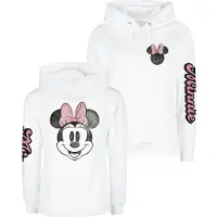 Minnie & Mickey Mouse Sweat-shirt à capuche Disney de - Minnie Beauty - S - XXL - pour Femme - blanc - Taille M