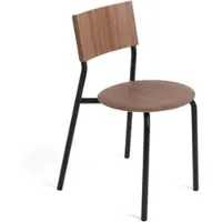 TIPTOE SSD Chaise en Bois Graphite Black | Walnut