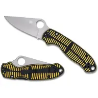 Spyderco Couteau pliant Para 3 Salt Yellow/Black G-10 CPM MagnaCut