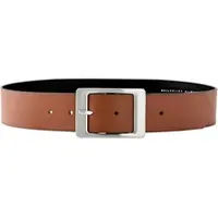 Bonprix Ceinture en cuir à boucle carrée