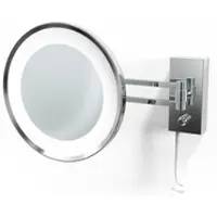 DECOR WALTHER Miroir de Maquillage BS 36 / V LED Chrome (5x Grossissement)