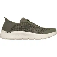SKECHERS Sneakers 216324-OLBK in OLIVE TEXTILE/BLACK TRIM color size 43