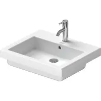 Duravit Vero Evier encastré, avec trou pour robinet, 550x465mm (465 mm, 550 mm)