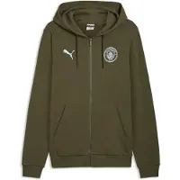Puma Veste de survêtement 'Manchester City' olive / noir