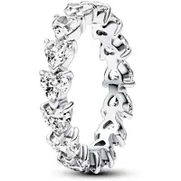 Pandora Bague Couronne De Coeurs Incolores