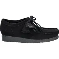 Clarks Chaussure à lacets 'Wallabee Black' noir