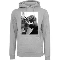 Mister tee Sweat-shirt 'F*ck the World' gris clair / gris foncé / noir / blanc