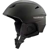 Travelhawk Ski Helmet - Casque de snowboard - Casque de ski - Unisexe - Noir - L