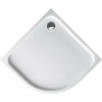 Duravit Receveur de douche quart de cercle D-CODE avec antislip, blanc 900x900x85mm