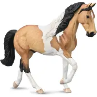 Collecta 80028 Tennessee Walking-Buckskin Tobiano17 cm Monde du cheval