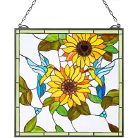 Vevor Attrape-soleil Vitrail 52x50,2 cm