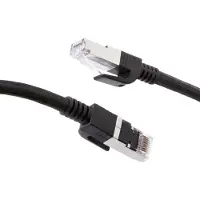 Force Power Lite Câble Ethernet RJ45 Tresse S/FTP M/M 10m Noir