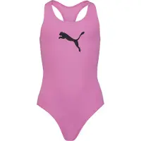 Puma Racerback Swimsuit Rose 11-12 Years Fille