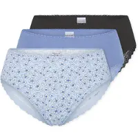 Schiesser Slip 'Modern Multipacks' bleu clair / noir