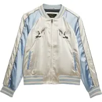 Superdry Veste mi-saison 'SUIKAJAN' crème / bleu clair / rose / noir