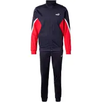 Puma Survêtement 'ESS' bleu marine / rouge / blanc