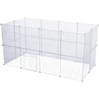 Trixie Enclos d'Intérieur - 140 x 35 x 70 cm - Blanc