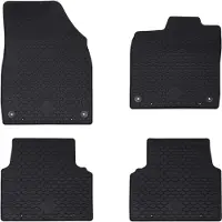 vidaXL Tapis de sol pour voiture, lot de 4, noir, adaptés à la VW ID.3 2019- en caoutchouc