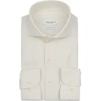 Profuomo Chemise 'Japanese Knitted' blanc cassé