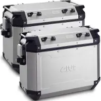 Givi Trekker Outback 37l+48l Side Cases Set Argenté