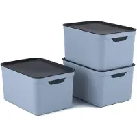 Rotho Ensemble de Boîtes de Rangement Jive (27.80 cm, 16 l, 3x)