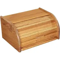 Zassenhaus Boîte à pain Country avec planche en chêne 40 x 30 cm, Stockage du pain, Marron