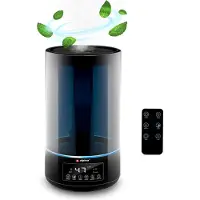 Alpina Humidificateur 4.3L - Humidificateur - Diffuseur d'arômes avec minuterie - Télécommande - Noir