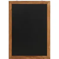 Europel Tableau à craies avec cadre en bois, 500 x 700 mm, naturel (Tableau noir)