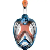 Seac Sub Masque de Snorkeling - Magica - Bleu/Orange - - S/M - Masque de Plongée