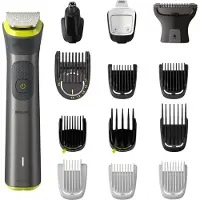 Philips Multigroom série 7000 Tondeuse combinée 14-en-1 Kit de coiffure pour barbe Tondeuse à cheveux professionnelle