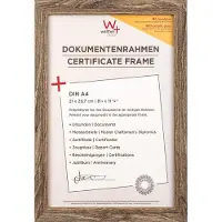 Walther design Fiorito Cadre en bois avec verre artistique (21 x 29,7 cm)