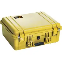 Peli 1550 Storm Noir, Housse pour appareil photo, Jaune