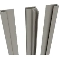Linie jeu de profilés universel panneaux muraux 260 cm gris pierre