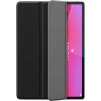 Cazy Housse pour Tablette compatible avec Lenovo Yoga Tab Plus - Étui TriFold Bookcase - Noir