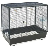 Nobby Savic Primo 60 cage à oiseaux noir noir One Size