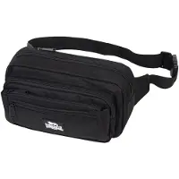 Lonsdale Sacs banane 'Isfield' noir / blanc