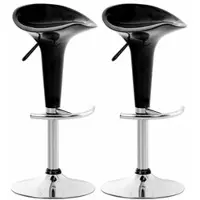 CLP lot de 2 tabourets de bar Saddle