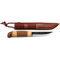 Marttiini Martiini Kierinki 126010 Carbon, Curly Birch, couteau de bushcraft