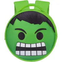 KARACTERMANIA Sac à dos 'Hulk Send-Emoji' vert gazon / noir / blanc