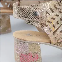 Rieker Sandales marron / or / rose / noir