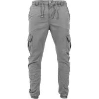 Urban Classics Pantalon cargo gris foncé