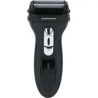Dunlop Rasoir rechargeable - avec tondeuse à moustache et à barbe - double têtes de rasage - brosse de nettoyage