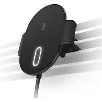 Speck Charging Vent Mount + ClickLock – Autohalterung mit MagSafe kabellosem Laden (schwarz), Support pour smartphone, Noir