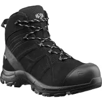 Haix Chaussures de sécurité BLACK EAGLE Safety 53 mid noir, S3 chaussures de travail, imperméables, sans métal, semelle ESD, respirantes Taille:EU 42 / UK 8