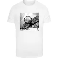 Mister tee T-Shirt 'NYC Ballin ' gris / noir / blanc