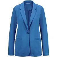Goldner Blazer bleu cyan
